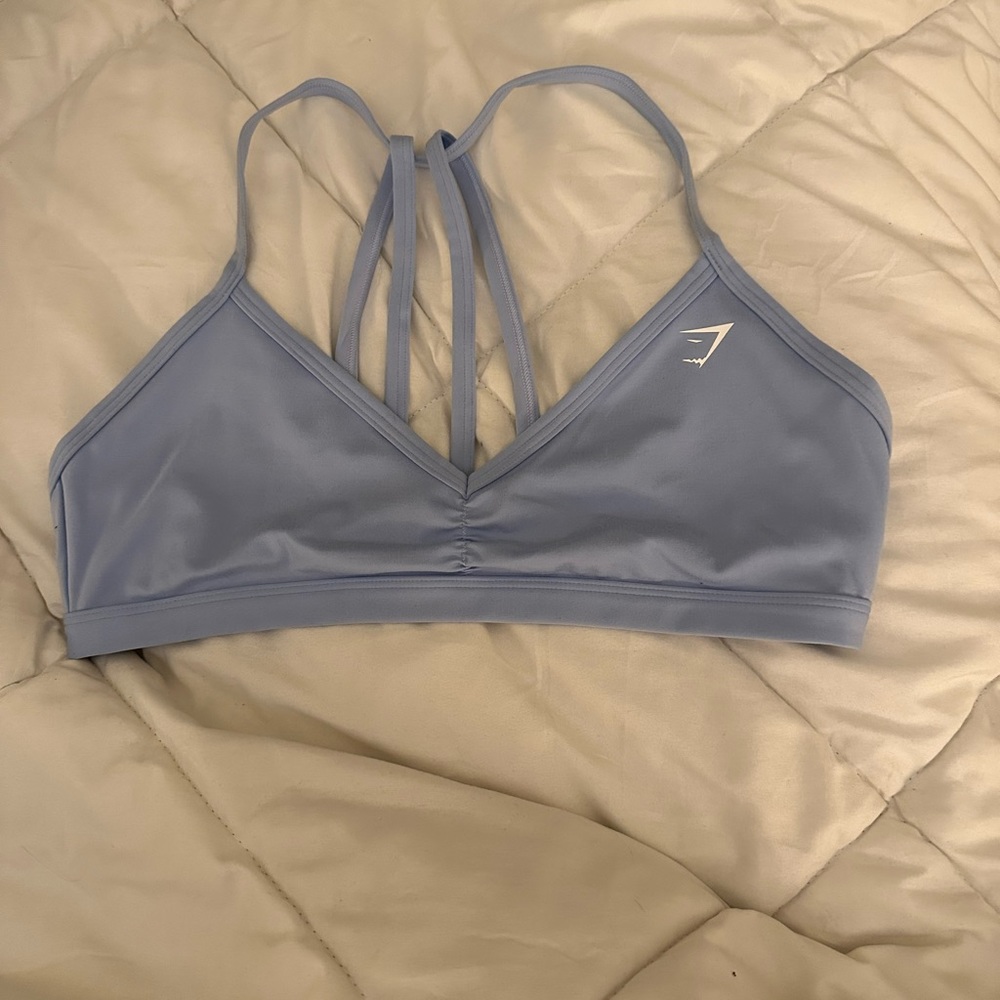 Moonstone blue gymshark minimal sports bra large